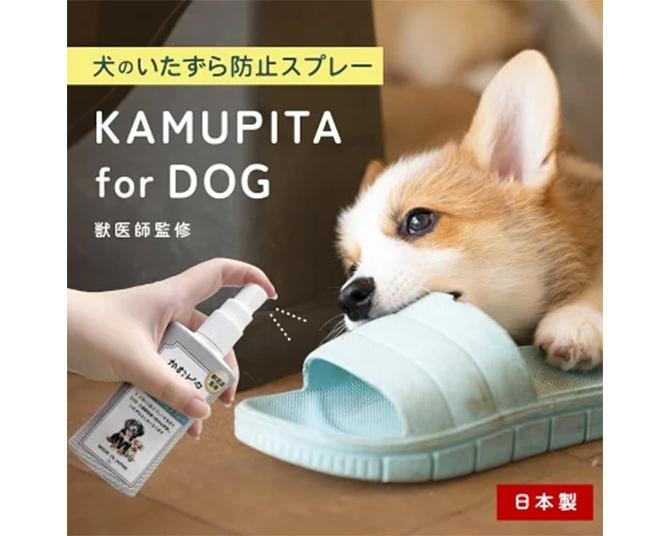 しつけにも使える！獣医師監修の犬向けいたずら防止スプレー「かむピタ for DOG」が新発売