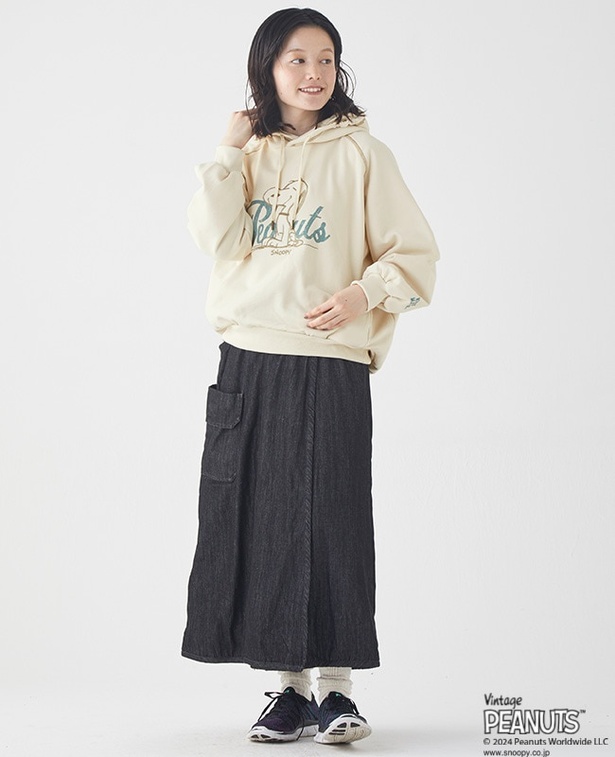 パンツもスカートも合わせやすい