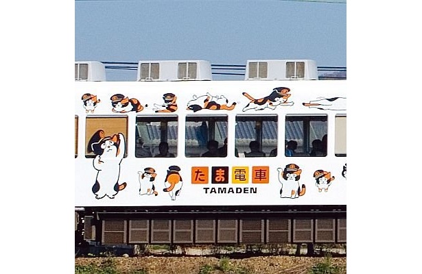 たま電車のイラスト