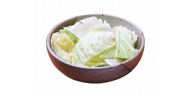 人気2位は｢キャベツ盛り｣。さっぱりとした味がクセになる
