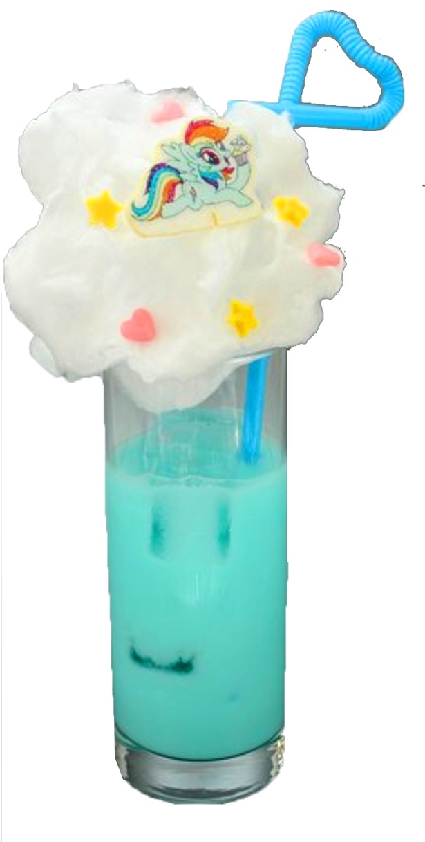 「MY LITTLE PONY Pinkish Café」の「レインボーダッシュのコットンクラウドキャンディソーダ」