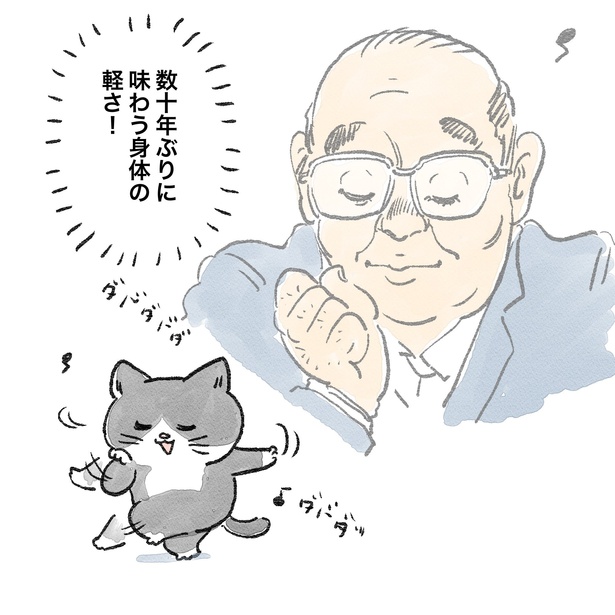 ねこに転生したおじさん　その2 画像提供：やじま(@yajima_en)