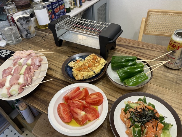 【写真】早朝居酒屋で楽しんだ、バラエティ豊かなおつまみの数々
