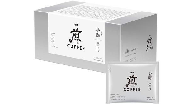 AGF 煎 レギュラーコーヒー プレミアムドリップ 香醇 澄んだコク 20袋