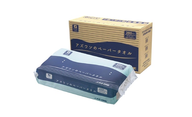 アズワンのペーパータオル 1ケース(200枚/袋×30袋入)/7-6200-02