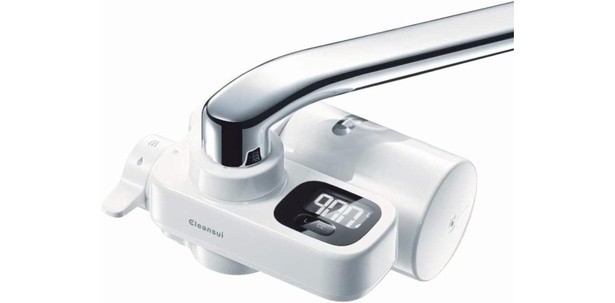 【Amazon.co.jp限定】 クリンスイ 浄水器 蛇口直結型 CSPシリーズ 液晶機能付き カートリッジ1個付き CSP911-WT PFOS/PFOA