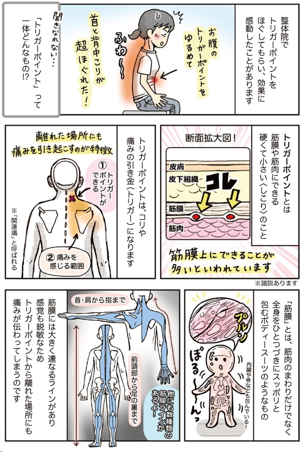 「トリガーポイント」って一体どんなもの！？ （C）崎田ミナ／マガジンハウス