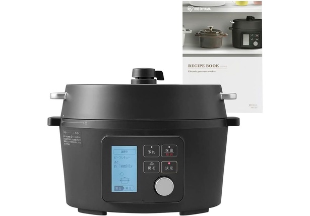アイリスオーヤマ 電気圧力鍋 圧力鍋 4L 3～4人用 低温調理可能　ブラック PMPC-MA4-B