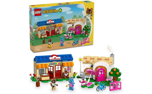 レゴ(LEGO) どうぶつの森 タヌキ商店 と ブーケの家