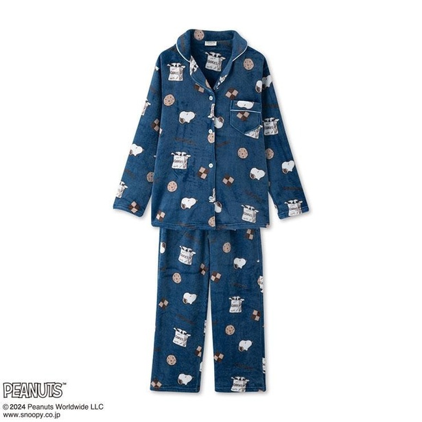 「レディース ルームウェア(ダークネイビー)」(3080円)