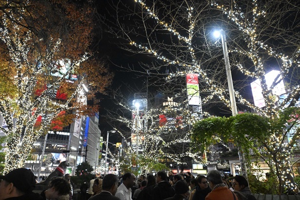 SHIBUYA WINTER ILLUMINATION 2024-2025　ハチ公前広場・道玄坂