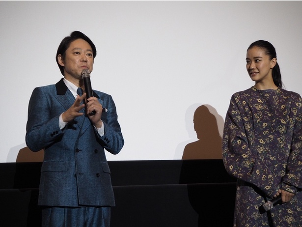 共演者について語る阿部サダヲと蒼井優