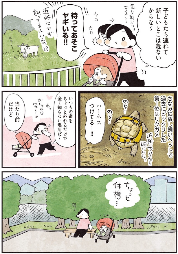 子どもたち連れて新しいとこは危ないからな〜 （C）モチダちひろ／KADOKAWA