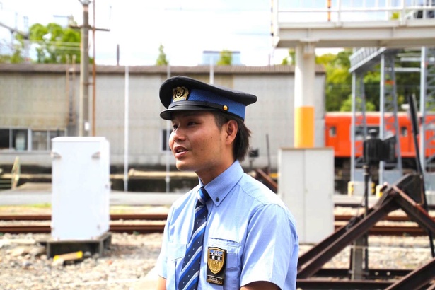 ラストランを担当した運転士の飯田昭寛さん