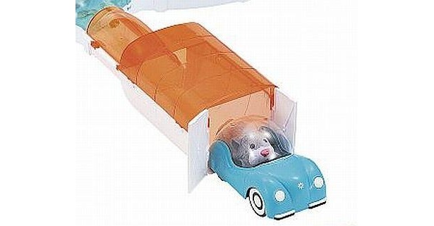 車に乗せて走らせたり…