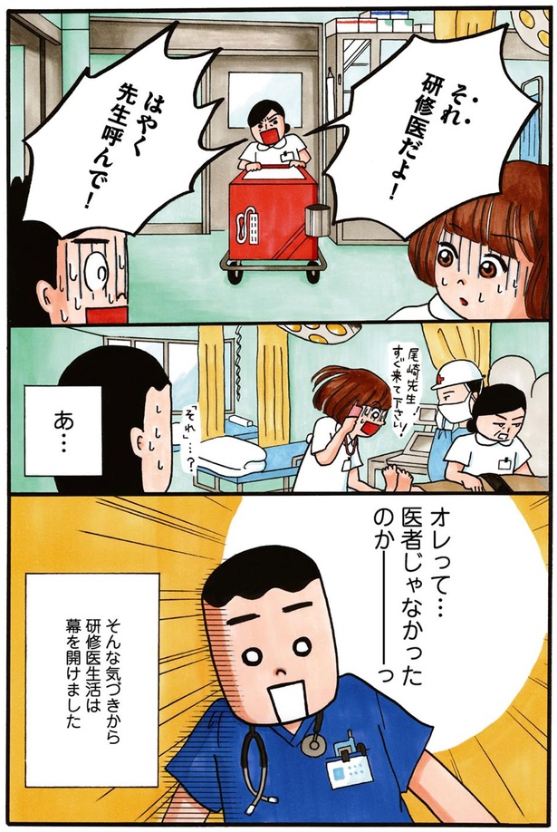 それ研修医だよ！早く先生呼んで！ （C）水谷緑&POCHI／KADOKAWA