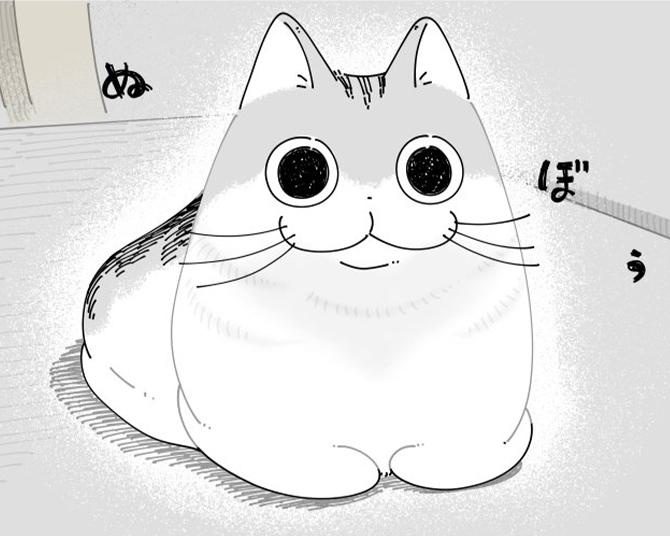 【ネコ漫画】フサフサの冬毛が生えて風貌が変わる愛猫!?その姿に「わかります」など共感コメントが続出！