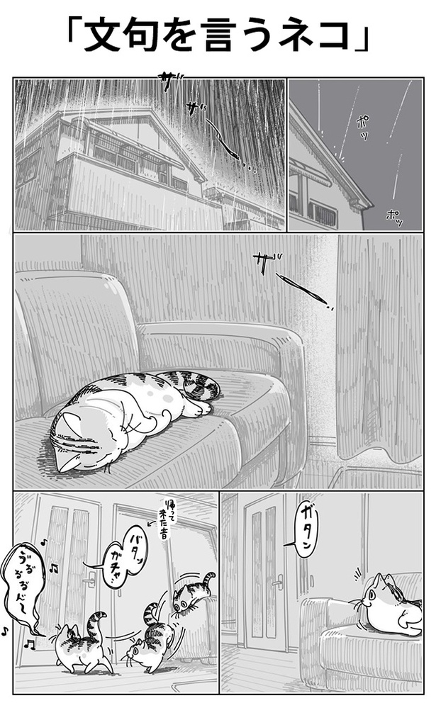 「文句を言うネコ」01