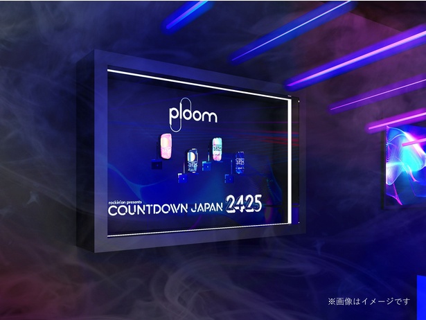 「Ploom LOUNGE」ではプロントパネル展示が行われる