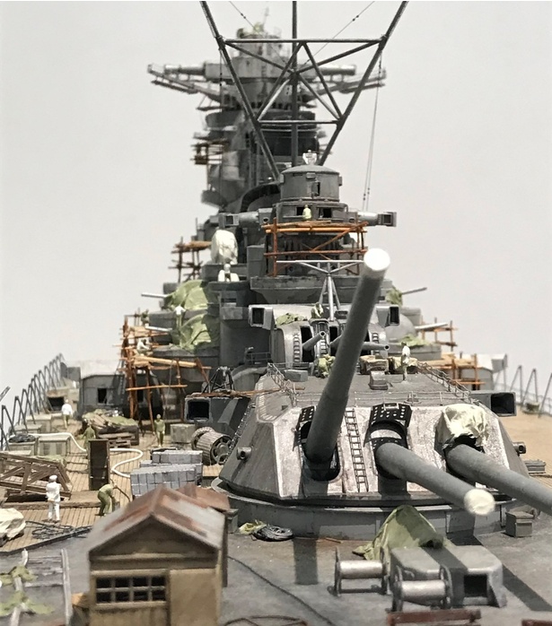 艤装中の戦艦大和／モデラー・あにさん