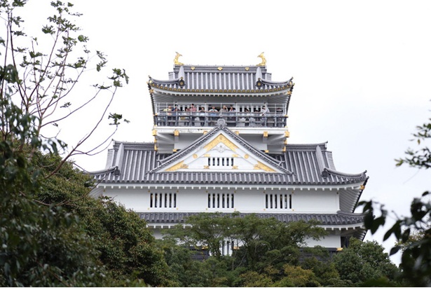 かつて織田信長も居城した金華山山頂に位置する岐阜城