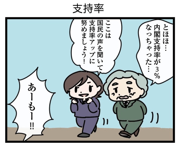 13話「支持率」3-1 漫画＝雪のヤドカリ