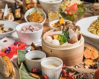 スーパーフードや薬膳などヘルシー食材がたっぷり！食欲の秋に、銀座バグースプレイスの食べ放題ランチビュッフェ