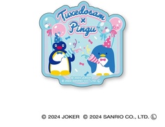「Tuxedosam×Pingu ステッカー」(385円) 