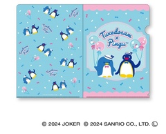 「Tuxedosam×Pingu クリアファイル レトロ」(440円)
