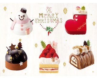 可愛いサイズの「クリスマスケーキ」全5種が登場！ 銀のぶどうのクリスマス