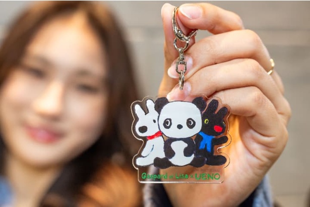 パンダアートのスタンプを4個集めて対象店舗で買い物すると、パンダアートのオリジナルアクリルキーホルダーがもらえた(※数量限定ですでに終了)