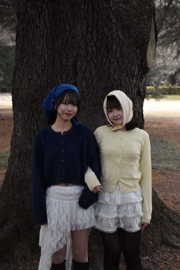 多彩な巻き方ができるヘッドスカーフ