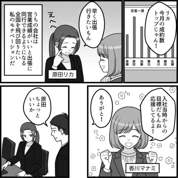 「課長、部下とホテルで盛り上がってるよw」上司が出張に“愛人”を同伴!? 01