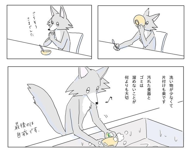「真夜中に豆腐を食べる話」2-15
