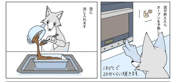 冬の日にブラウニーを焼く話17