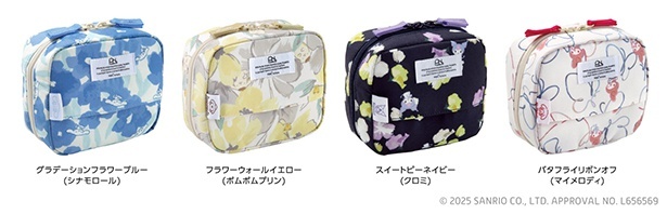 サンリオキャラクターズ×Wpc. Patterns はっ水スクエアポーチ
