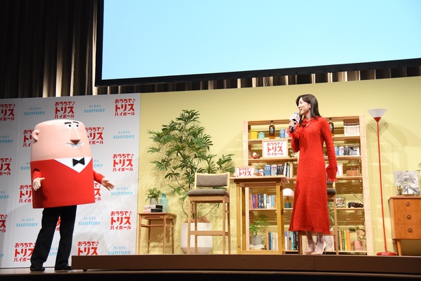 ステージには、自宅をイメージしたスペースも用意
