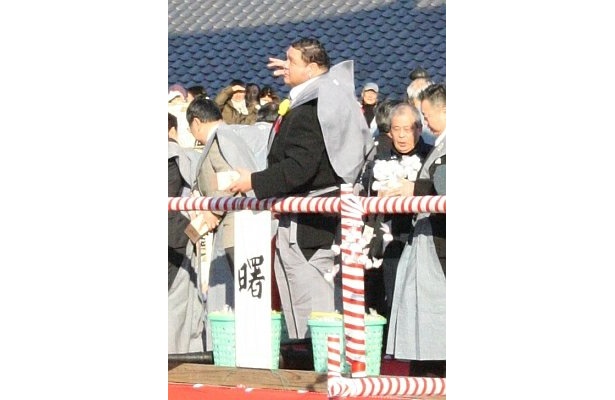 曙さんは子供たちに大人気！