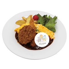 すみっコのなかよしオムハヤシプレート：1600円