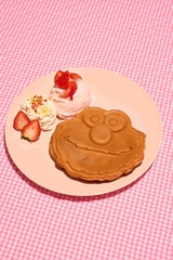「いちごのエルモワッフル」(1580円)