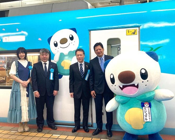 三重県とコラボしたポケモン列車「ミジュマルライナー」がデビュー！大阪・京都・名古屋と伊勢志摩を結ぶ