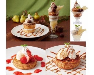ジョナサンで秋の期間限定ごほうびスイーツ「洋梨＆林檎」発売