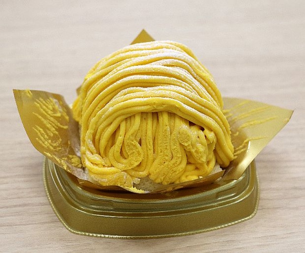 濃厚な味わいが楽しめる「かぼちゃのモンブラン」(270円)