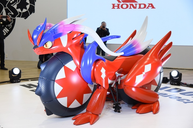 ほぼ実物大で再現された“ホンダコライドン”