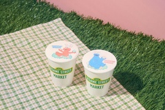 「HOPPIN' SPRINGキャラクターラテ」(650円※Sサイズのみ)