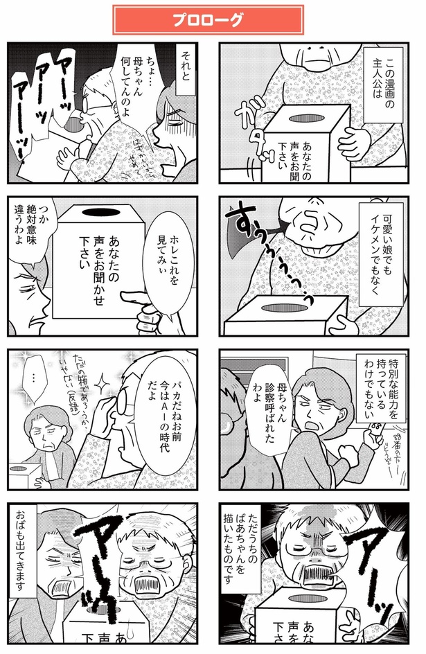 「祖母みや子100歳 年を取るって楽しく愉快だ！」プロローグ