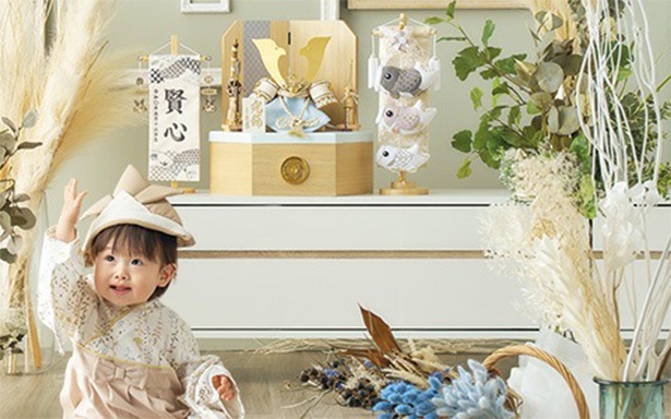 Amazon | 10号 長鍬形兜セット 白木田型 三曲屏風 F1009-A 五月