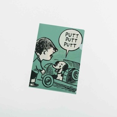 「A4クリアファイル '50s(green)」(440円)