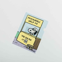 「A4クリアファイル Vintage(psychiatric help)」(440円)