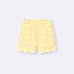  コットンパジャマのショートパンツ カラー：YELLOW